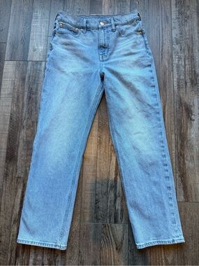 J. Crew Classic Straight Light Wash Jeans - Light Blue